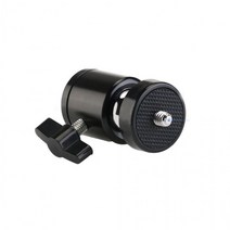 카메라 마이크 LED 조명 1 4 3 8 나사 겸용 볼 마운트 9 아프리카 유튜브 방송 DSLR, 단품
