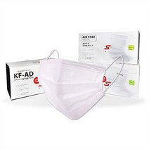 굿스 귀편한 이어프리 비말차단 대형 덴탈 마스크(KF-AD) 50개입 2개, 이어프리(KF-AD)화이트 50개입 × 2개