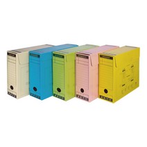 현풍 친환경 종이 문서 보관 상자 FB4041 5개입/화일 박스, 5.옐로우