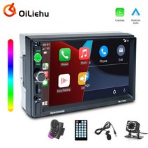 내비 네비 후방 매립 게이션 7 8 인치 OiLiehu-2Din 자동차 라디오 애플 카플레이 오토라디오 스테레오 수신기 터치 스크린 블루투스 FM SD USB TF HD MP5 플, [02] Control Cam Carplay