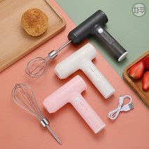 차쿠 핸드믹서 (2PCS 거품기 포함) 핑크 화이트 블랙 거품기