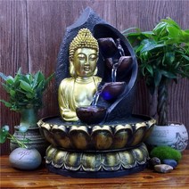 실내 분수buddha water Fountain 동상 zen 책상 fenshui 정원, 없음