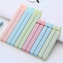 자동 실링기 업소용 가정용 커피캔 포장 비닐 접착기 수직형 수평형 밴드실러 5pcs 가방 클립 식품 스낵 보관 가방 실러 클램프 식품 닫기 인감 핀스 요리 주방 용품 가방 클립, 큰 분홍색 - 5pcs