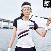 여성 스포츠 기능성 그래픽 반팔 티셔츠 운동복 상의 탁구 배드민턴 요가 필라테스 조깅 테니스 볼링 휘트니스 694