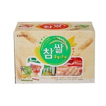 크라운 참쌀설병 384g + 참쌀선과 345g 쌀스낵 기획세트, 1세트, 729g