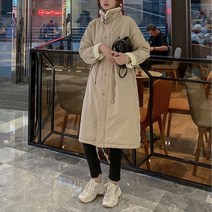 빨강몽키 rm9257 롱 야상패딩 오버사이즈 안감