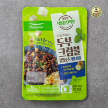 라이브잇 풀무원 두부크럼블 덮밥소스 직화짜장, 5개, 160g