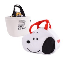 스누피 도시락가방 캐릭터 보온보냉백 런치백, 스누피 입체 보온보냉 런치백 [도시락가방]