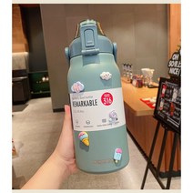원터치 대용량보온병 대형 보온 보냉병 2리터 텀블러 물병, 민트, 1300ml