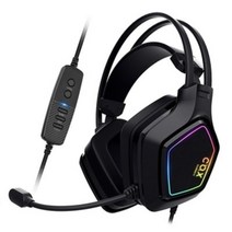 COX 헤드셋 SCARLET 가상 7.1 RGB/노이즈 캔슬링 블랙