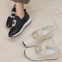 세미캐주얼 슬림한 슬립온 큐빅장식 신발 시크한 GSG_40706