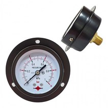 계기 일반 압력 BD타입 판넬형 60파이 측정기기 설비 누수 보일러배관 소방배관 게이지, 60파이15bar