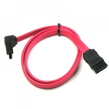 허브몰 / SATA 하드 케이블 50cm ㄱ자 타입 (C2507) / SATA/eSATA/SAS