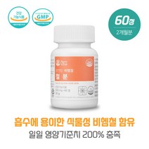 불규칙한 식생활을 하시는분 철분제60정 베리7종 1일1정 미강추출분말 비타민B6 자연유래철분, 본문참고, 불규칙한 식생활을 하시는분 철분제60정 베리7종 1일1, 본문참고