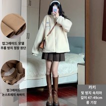 주름치마 여성스커트 플리츠미니스커트 카키 모직 주름 치마 여성 가을 겨울 치마 2022 새로운 가을 라인 스커트 슬림 브라운 jk 스커트