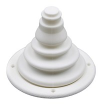 보트 엔진 와이어 하네스 스티어링 스로틀 시프트 케이블 부트 선박용 리깅 홀 커버 100mm 4 인치, 1.120mm White