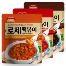 매일봄 로제떡볶이 짜장떡볶이 간편 밀키트 3종 세트, 6세트, 로제(2)+짜장(2)+매콤(2)