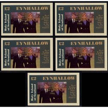 [BKstamp외국우표] Eynhallow(Holly Island) 로얄웨딩 시트5매(1986년)
