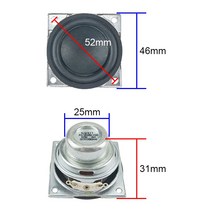 나무스피커 GHXAMP 175 인치 스피커 유닛 45mm EAW Anya 라인 어레이 6OHM 15W 플립 Tmall 시리즈 오디오, 한개옵션0