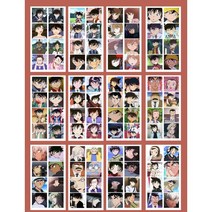 명탐정 코난 굿즈 스티커 폰꾸 다꾸 스티커 인스 100매, A타입 100개