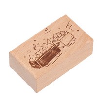9 디자인 고무 스탬프 천연 나무 영어 시리즈 수제 편지 DIY 스크랩북 카드 장식 축복 인사말 단어, [07] 15