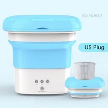 미니짤순이 접이식 세탁기 의류용 양말 속옷 용 버킷 원심 분리식 미니, US Plug A