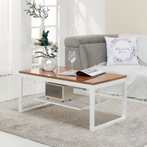 늘품목 머블 소파테이블 철제 UV도장카페 좌식탁자 1000, 엘다