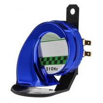 바이크 오토바이크락션 유니버설 12V DC 130db 오토바이 달팽이 에어 호른 사이렌 슈퍼 시끄러운 자동차 트럭 방수 밴 부품, 파란