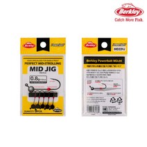 버클리 미드지그 훅 미드스트롤링 배스 송어 바늘, 1/64_0.4g_3