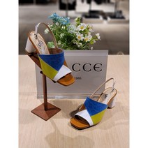 GOCCE 고세 여성 데일리 멀티콤비 스퀘어샌들 GCS2S036 화이트 7CM