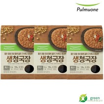 (냉장)[풀무원]생청국장190gx3, 190g, 3개