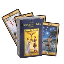 타로책 스프레드천 동양 카드 종류 예쁜 초보 세트 le tarot 그림 키 타로 보드 게임 오라클 점술 예언자 예언 포커 선물 예측, THE PICTORIAL KEY