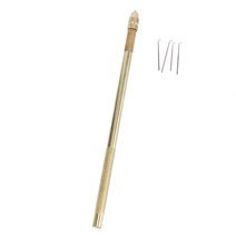 Lopbinte 4 개 환기 바늘 + 1 황동 홀더 레이스 가발 만들기/수리