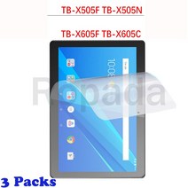 3 팩 소프트 레노버 탭 M10 FHD 플러스 2nd 3rd 10.6 2022 테라바이트-X606 10.3 M7 M8 HD Gen 2 테라바이트-X306, TB-X605 TB-X505
