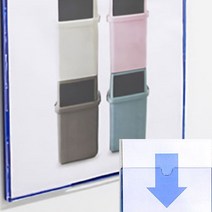 부착용 꽂이판 대형 게시판디자인 게시판보드 포켓패드 병원게시판 주차스티커 광고판 사이니지TV LED메뉴판 종이꽂이, A4 - 레드