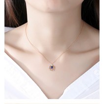 금화 [925 SILVER] 푸른 별의 꿈 Blue Star 고급 실버925도금 고품격 디자인 순은 목걸이/오후 5시 이전 주문 시 당일발송