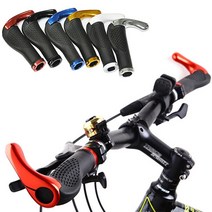 자전거그립 자전거손잡이 그립 핸들바 손잡이 핸드그립, 레드