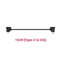 드론 부품 Dji mavic 3air 22smini 2mini 3 pro 제어용 데이터 케이블 ios type c 마이크로 usb 어댑터 와이어, iOS의 경우 15cm