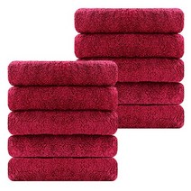 송월타월 호텔 수건 170g 30수 면사, 10매, 와인