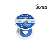 엑소EXSO 랩핑 와이어 Wire-Wrapping Wire 100m, 검정