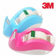 (ESGEL)810RB 스카치 3M 매직테이프 데스크 디스펜서 토끼(ISRAEL), 핑크