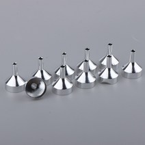 STK 향수 파우더 에센셜 오일 실험실 은색에 대한 10pcs 알루미늄 깔때기, 1개