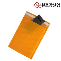 에어캡 안전봉투 택배봉투 오렌지, 50장