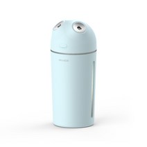 아이리버 듀얼스팀맨 충전식 무선 미니가습기 2600mAh 500ml MH-50W, 아이리버 듀얼스팀맨 무선미니가습기_스카이블루
