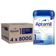 Aptamil Advanced First Infant Baby Milk Powder Formula 앱타밀 어드밴스드 퍼스트 인팬트 분유 800g 4개
