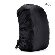 RUNSEEDA 1PC 방수 나일론 가방 커버 35L 45L 방진 레인 야외 캠핑 여행 등산 배낭, 블랙 45L