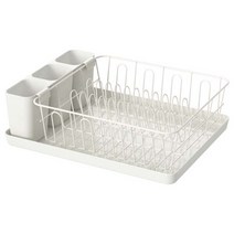 이케아 IKEA 식기건조대 화이트 42x30x12cm 스테인리스