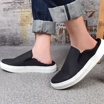 남자 캐주얼 겨울 블로퍼 뮬슬리퍼 신 발편한 실내화 남성 신발 털 운동화 외출 퍼샌들 #2866EO