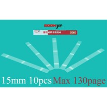 제본 열 기계 핫 멜트 접착 멜팅 주문 문서 재무증명서 송장 폴더, [01] 10PCS 15MM, 10PCS 15MM