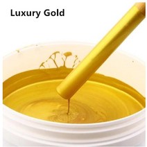 (가온몰) 100g / 1kg 핫 스탬핑 밝은 금색 페인트 금속 옻칠 목재 페인트 수성 페인트 모든 표면에 적용 가능, 350g, Luxury gold, 1개